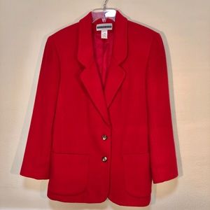 Wool and Cashmere Blend Blazer